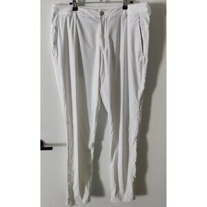 Lululemon Mens 34x34 Commission Golf Classic Tapered Leg M5AS9S White Pants